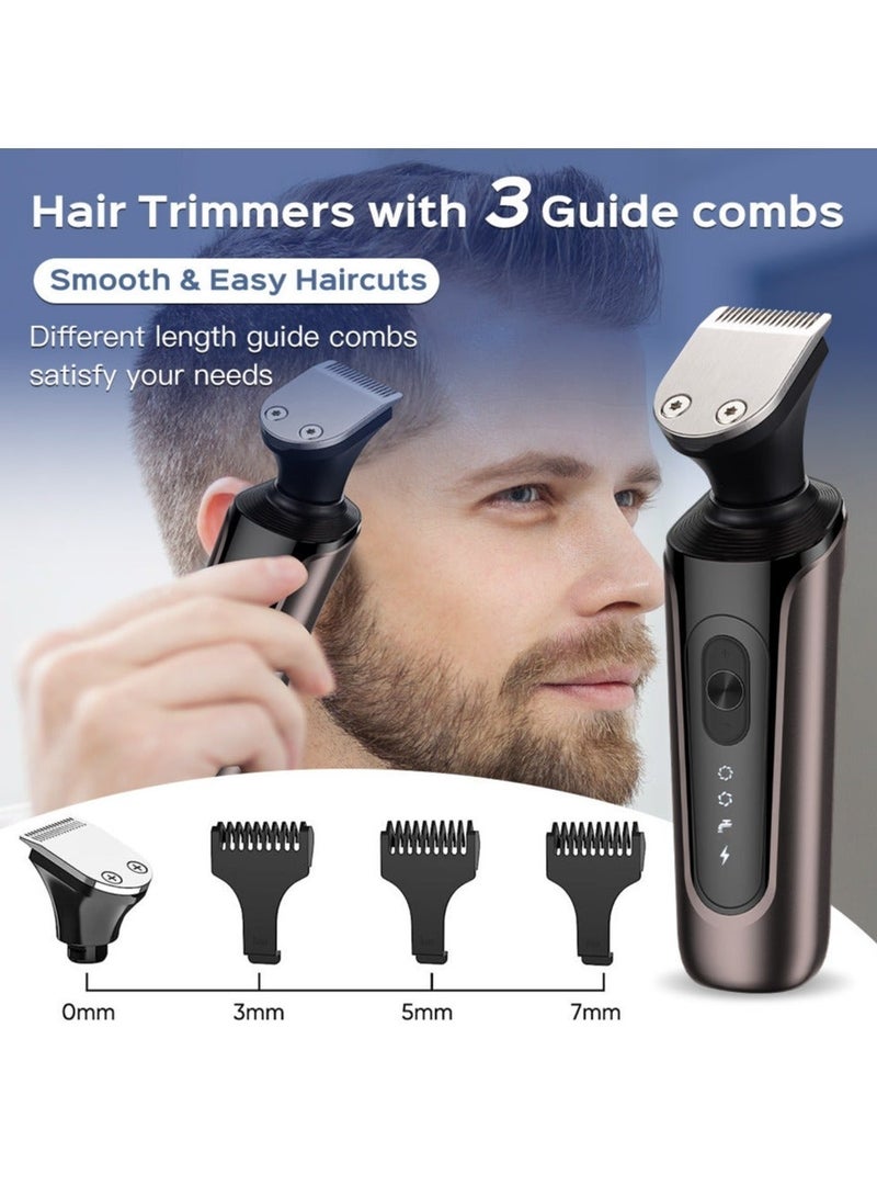 sokany 5-In-1 Multi Functional Rotating 3-Blade，Mens Electric Razor for Men Electric Face Shavers Rechargeable Shaving Men's Cordless Razors IPX7 Waterproof Wet Dry Rotary Shavers Beard Mustache Trimmer USB Charging - Image 2